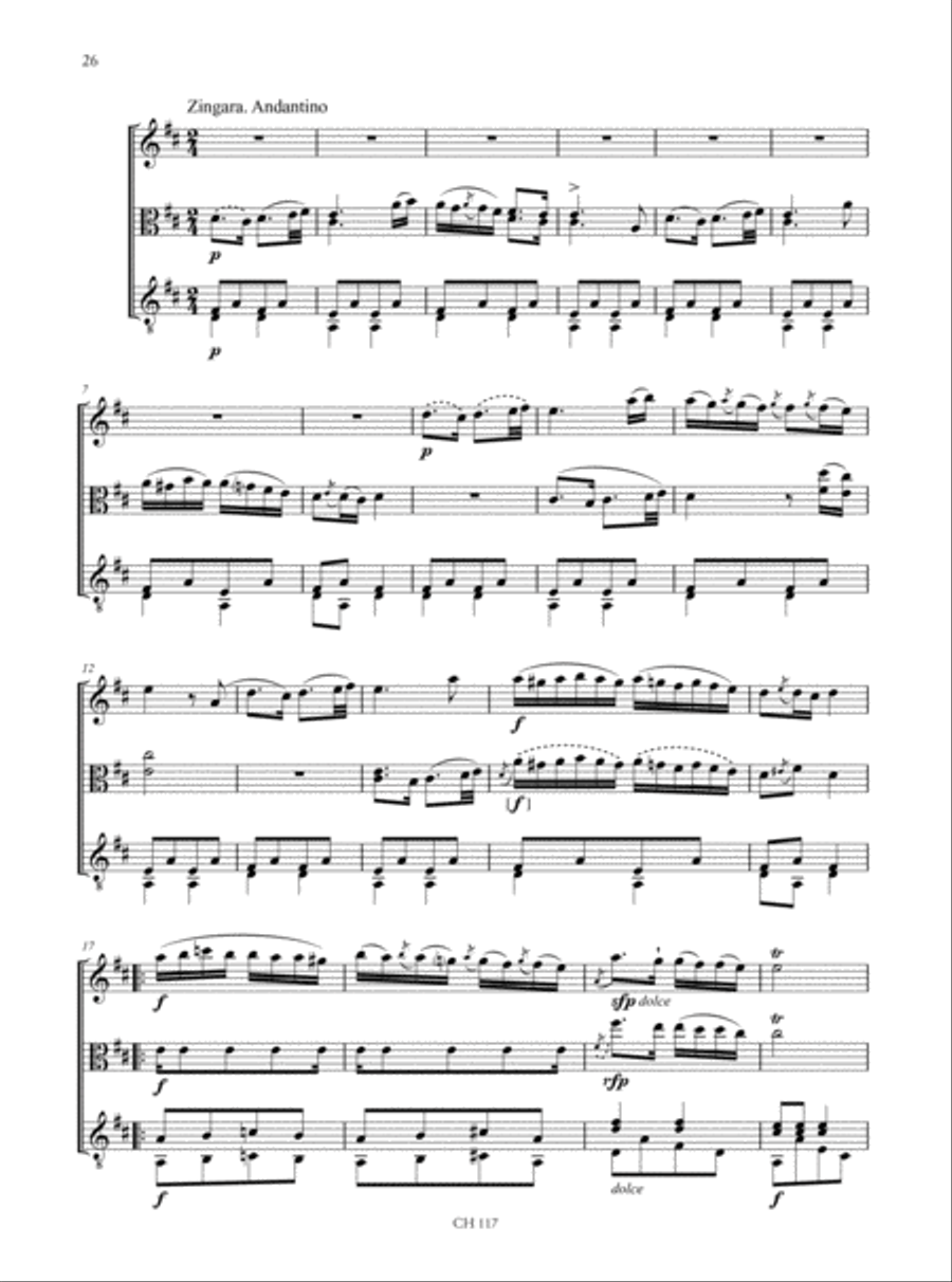 Notturno Op. 21 for Flute, Viola and Guitar image number null