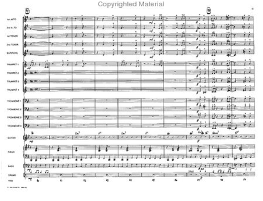 Simply Swing It! Jazz Ensemble scores gallery preview page 11