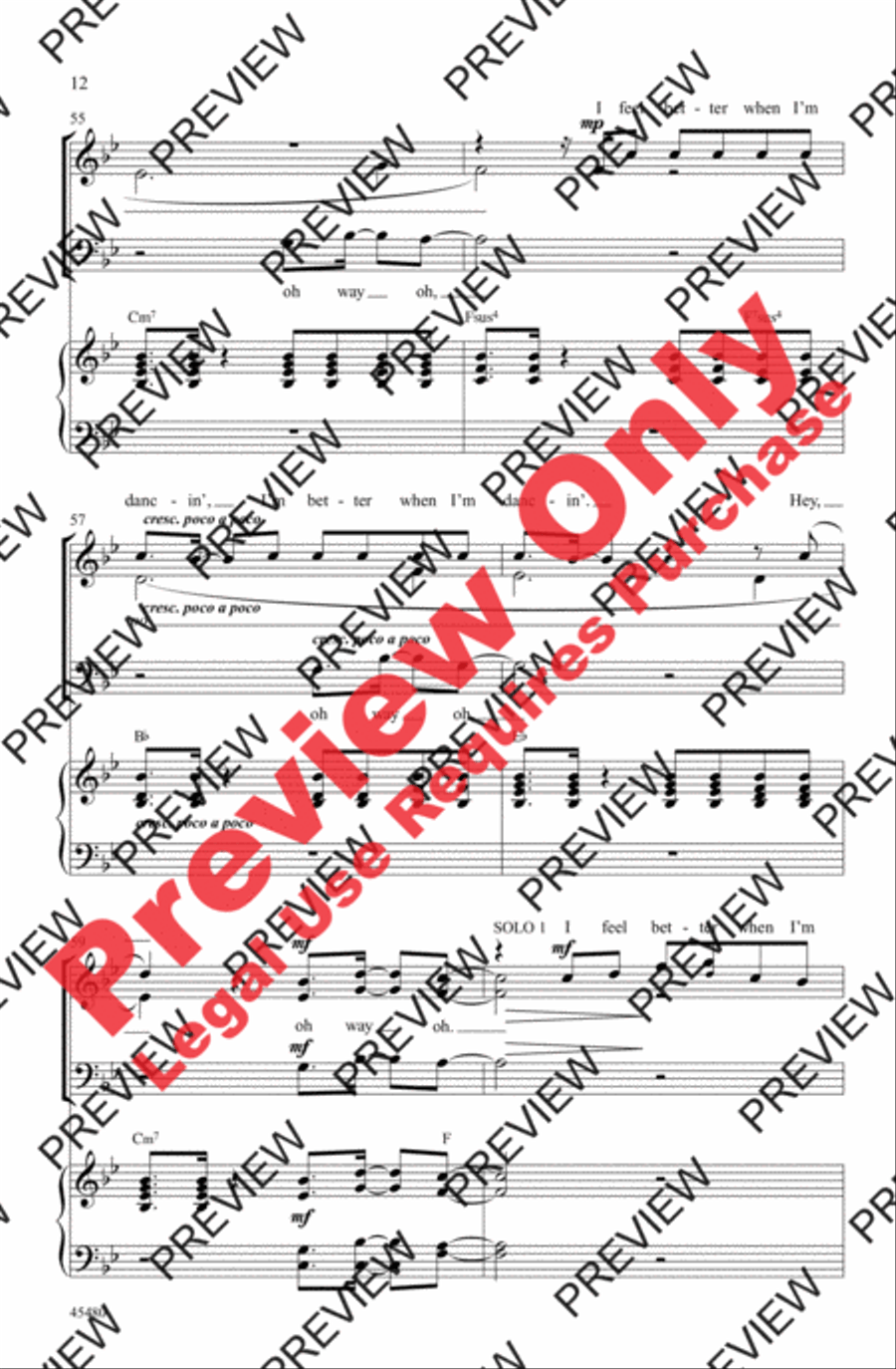Better When I'm Dancin' 3-Part scores gallery preview page 11