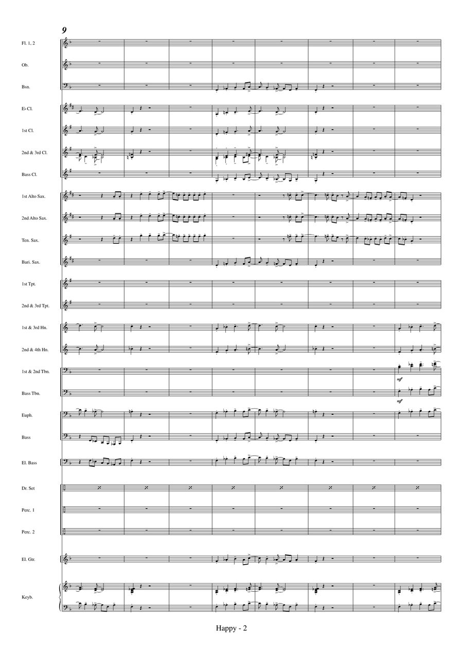 Happy Concert Band scores gallery preview page 4