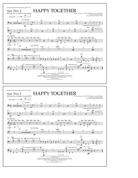 Happy Together - Aux. Perc. 2