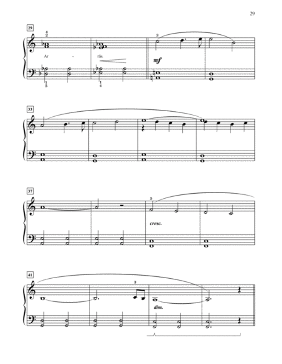 Courage And Wisdom (from The Hobbit: The Battle of the Five Armies) (arr. Carol Matz) Easy Piano scores gallery preview page 3
