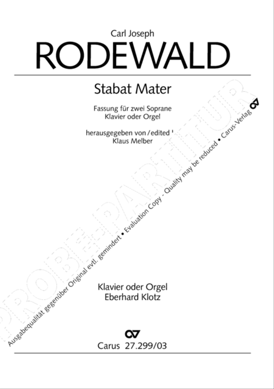 Stabat mater Stabat mater Women's Choir scores gallery preview page 2