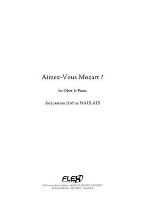 Book cover for Aimez-Vous Mozart?
