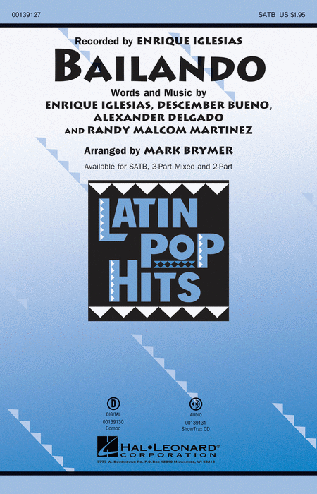 Enrique Iglesias : Bailando - Choral (SATB)