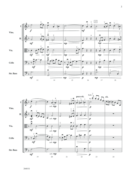 Czar's Evening Waltz: Score