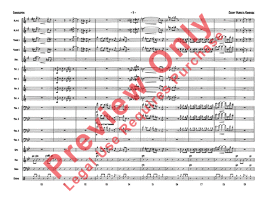 Count Bubba's Revenge Jazz Ensemble scores gallery preview page 5