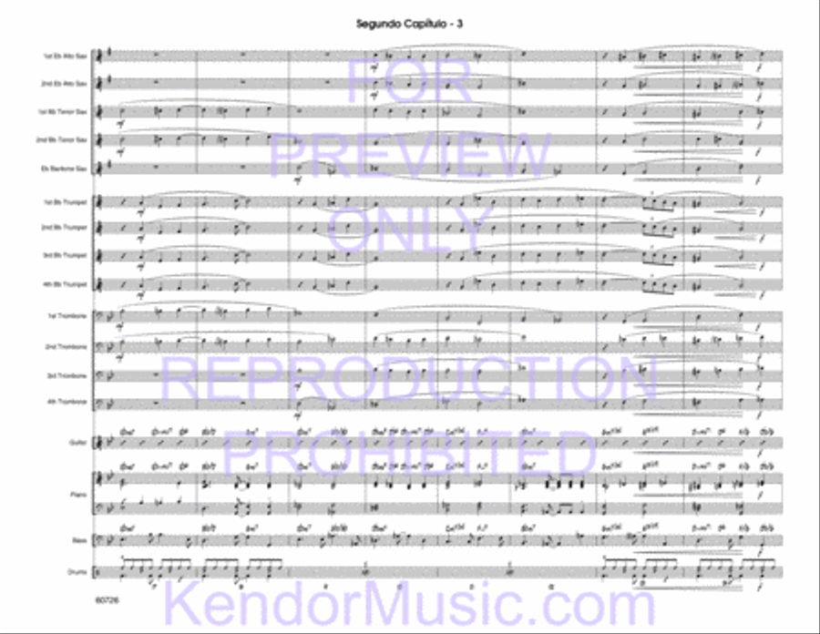 Segundo Capitulo Jazz Ensemble scores gallery preview page 5
