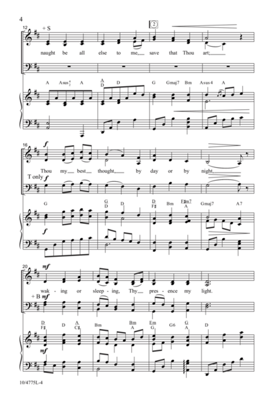 Be Thou My Vision Be Thou My Vision 4-Part scores gallery preview page 3