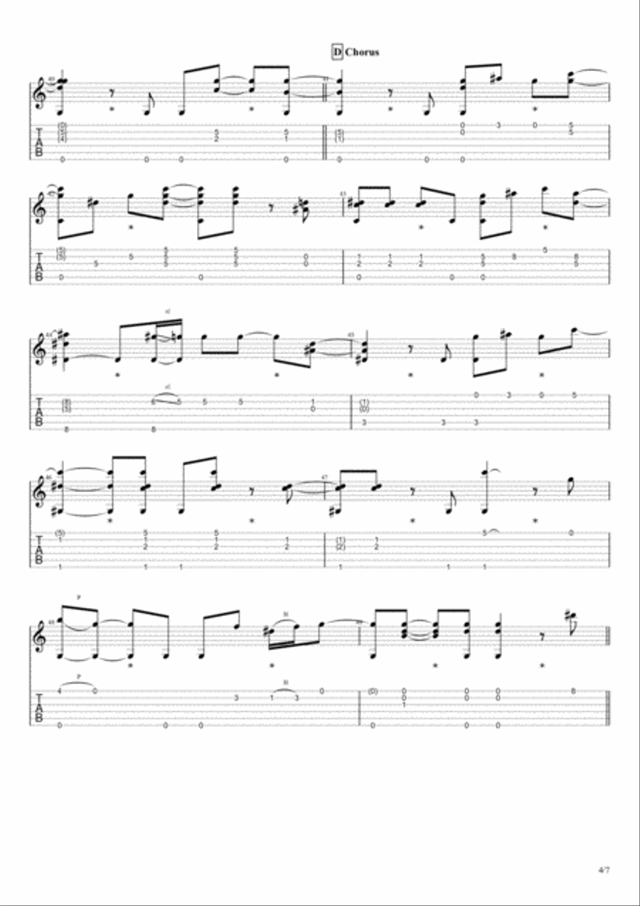 Crazy Electric Guitar scores gallery preview page 4
