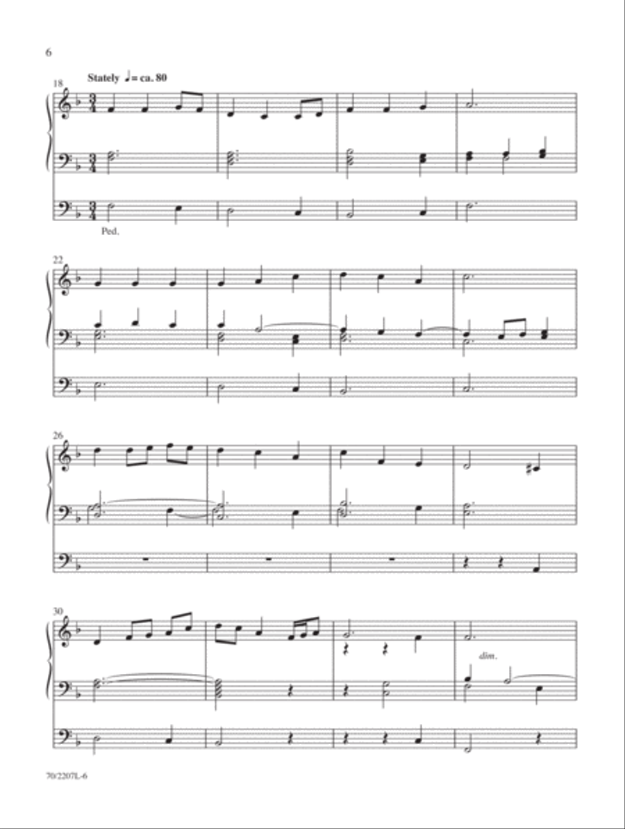 Hymns of Hope and Songs of Assurance Organ scores gallery preview page 6