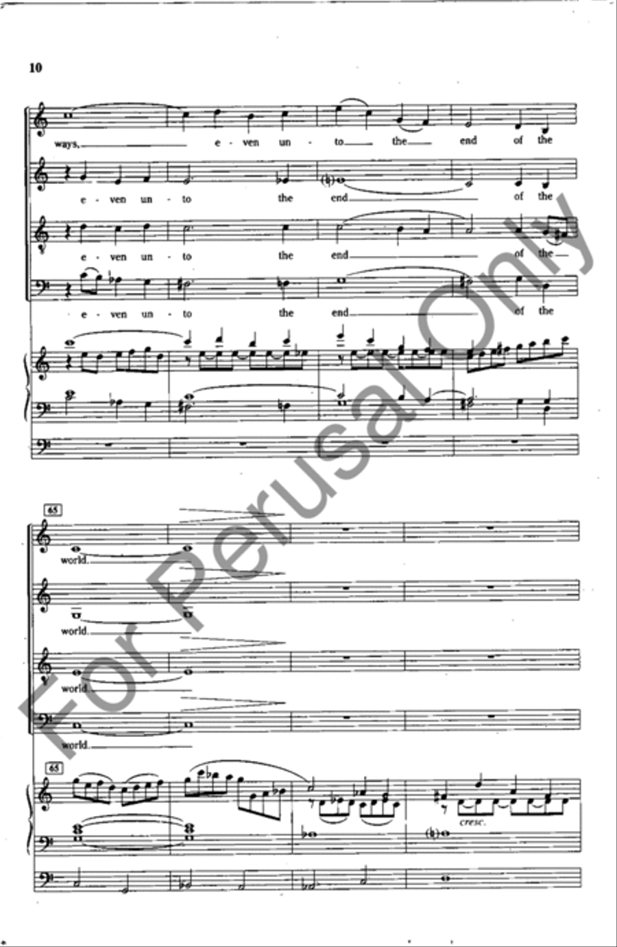 Go Ye Therefore And Teach All Nations 4-Part scores gallery preview page 9