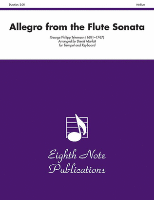 Book cover for Allegro (from the Flute Sonata)