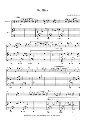 Fur Elise - Ludwig Van Beethoven (Bassoon + Piano)