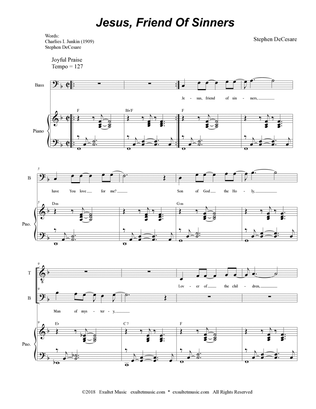 Jesus, Friend Of Sinners (Duet for Tenor and Bass solo)