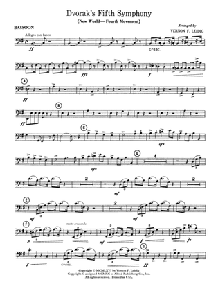 Dvorák's 5th Symphony ("New World," 4th Movement): Bassoon