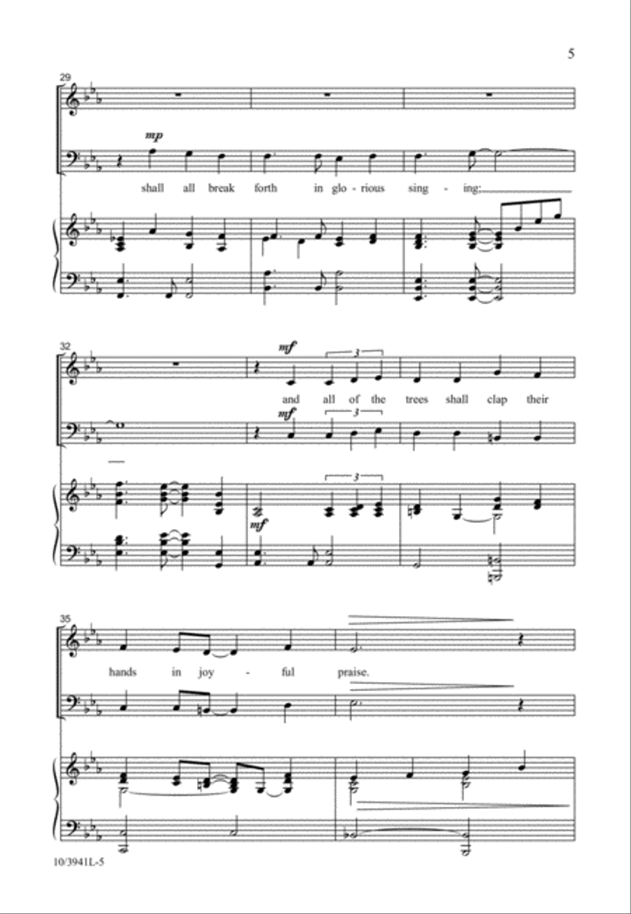 Go Out in Joy 2-Part scores gallery preview page 6