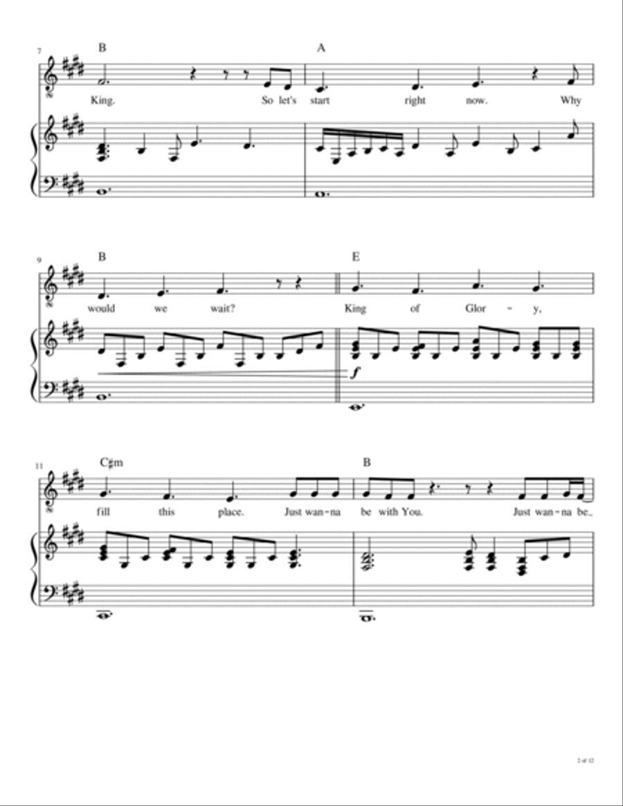 King Of Glory King Of Glory Voice scores gallery preview page 3