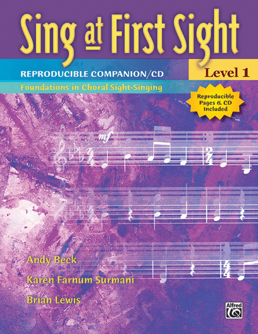 Sing At First Sight Reproducible Companion - Book And CD