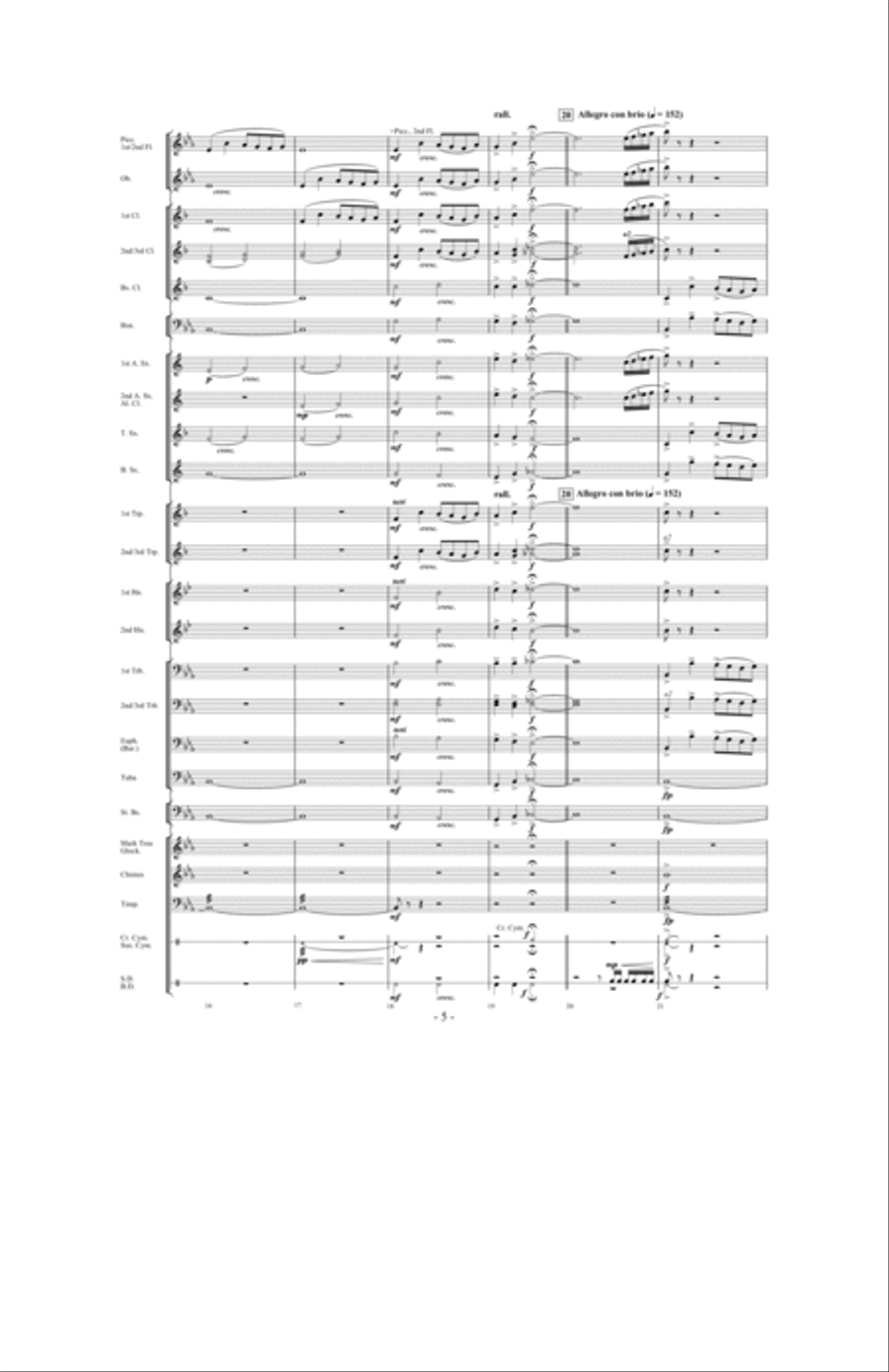 Towards a New Horizon Concert Band scores gallery preview page 4
