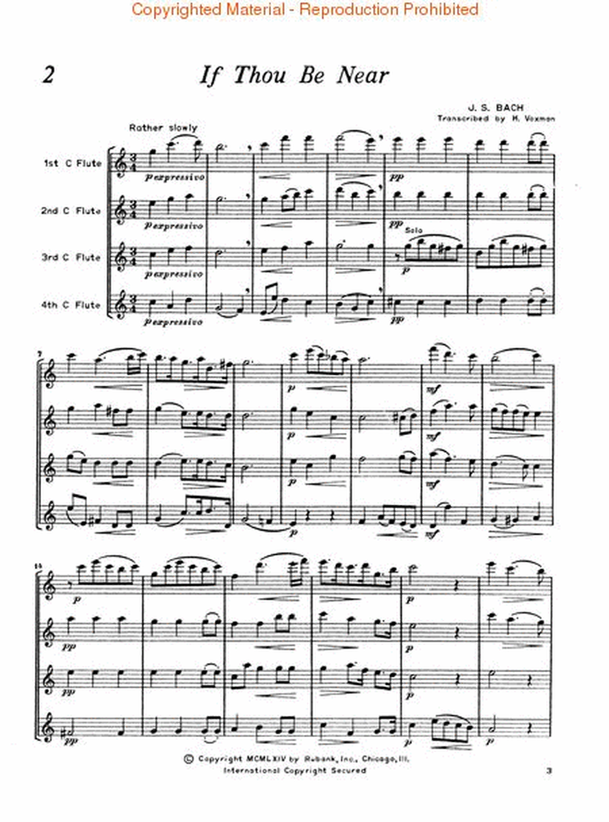 Quartet Repertoire for Flute