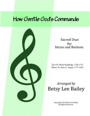 How Gentle God's Commands