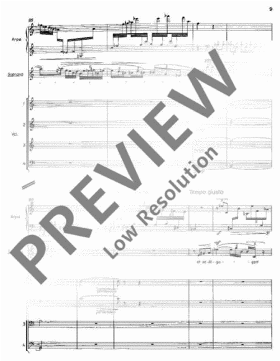 Moderne Orchester-Studien für Violine Orchestra scores gallery preview page 16