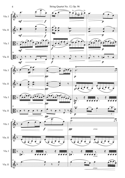 String Quartet No.12, Op.96 "American" mov.2 image number null