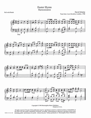 Easter Hymn (Introduction and Harmonization)