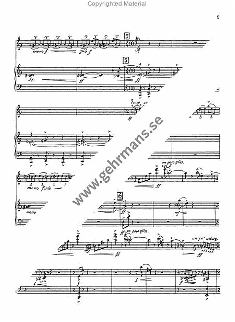Concerto per violino ed orchestra Violin Solo scores gallery preview page 4