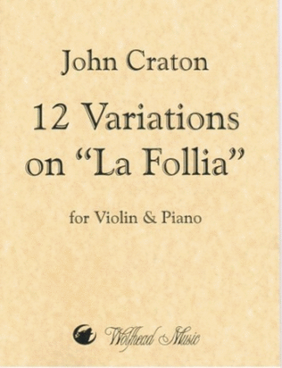 Book cover for Variations on "La Follia"