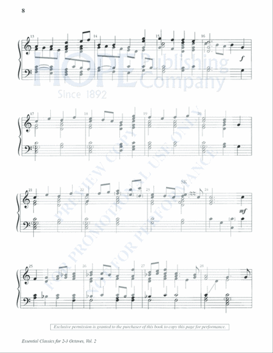Essential Classics for 2-3 Octaves, Vol. 2 (Reproducible) Reproducible Packs scores gallery preview page 11