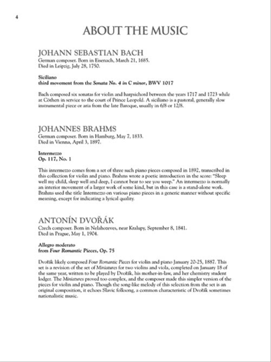 The Violin Collection – Intermediate Level Violin Solo scores gallery preview page 3