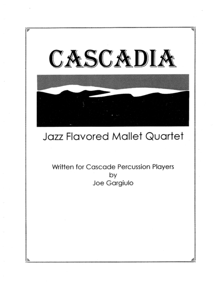 Cascadia, Jazz Flavored Mallet Quartet image number null