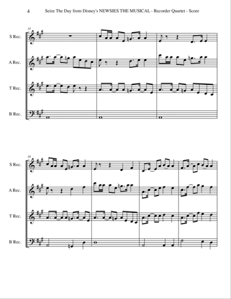 Seize The Day Seize The Day Small Ensemble scores gallery preview page 4