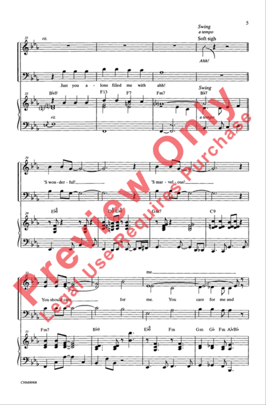 'S Wonderful 'S Wonderful 3-Part scores gallery preview page 4
