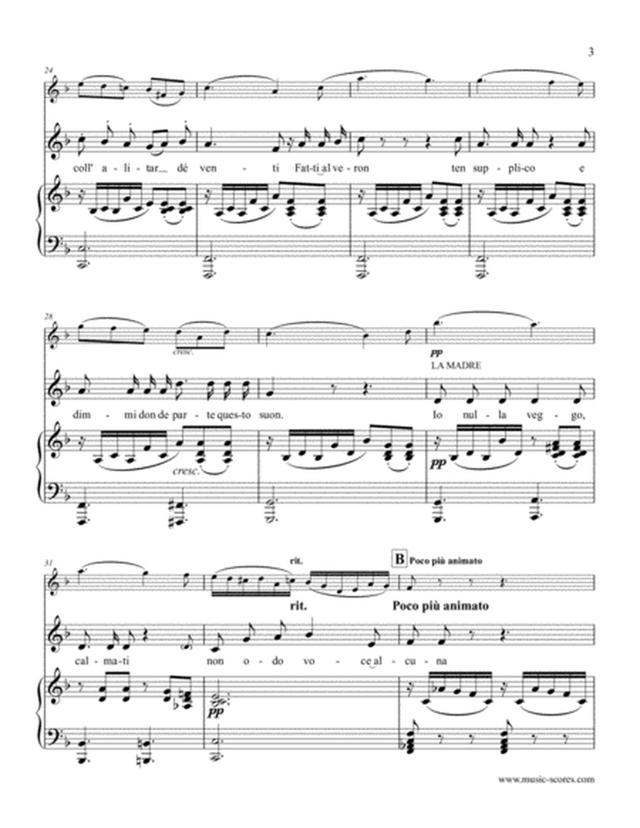Serenata, or Angel's Serenade - Voice, Violin and Piano, F major image number null