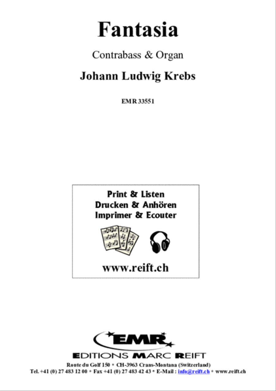 Fantasia Fantasia Double Bass scores gallery preview page 2