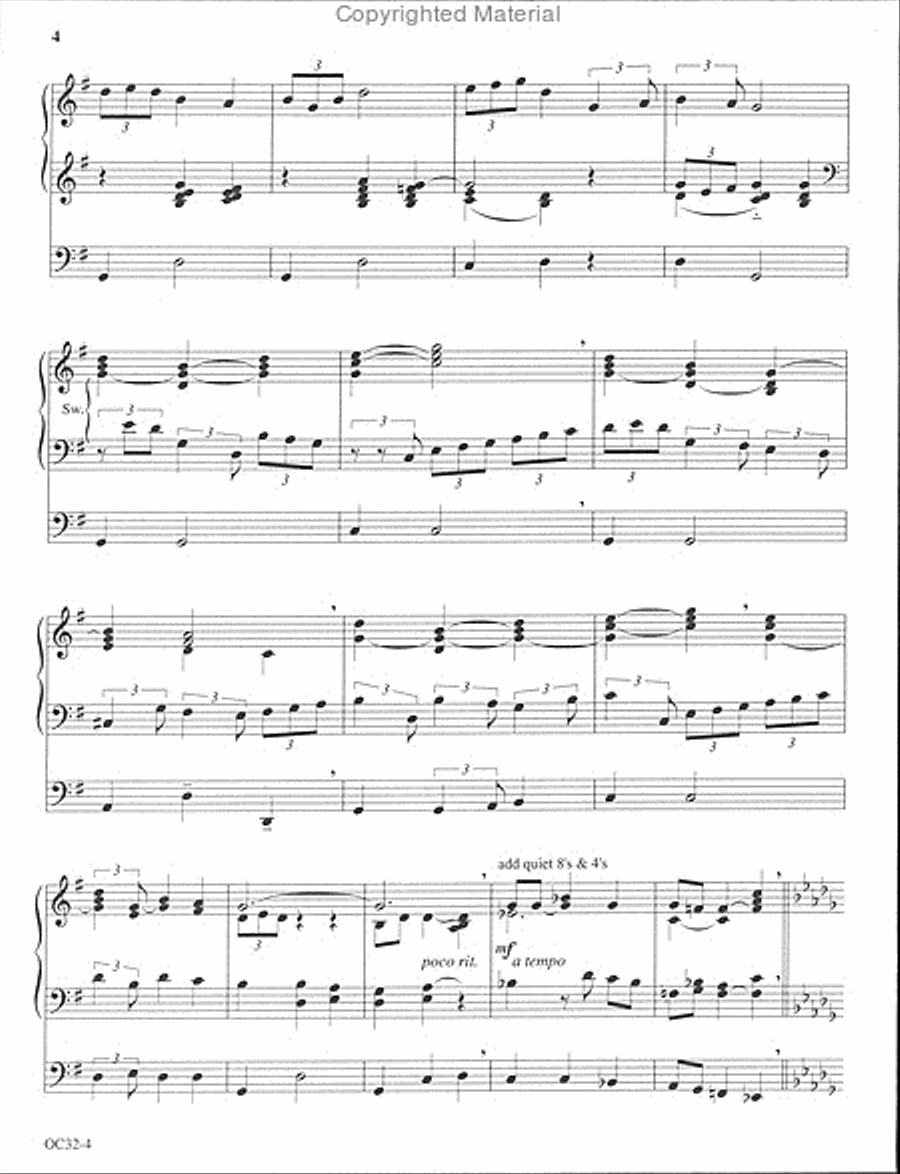 Jesus Loves Me, This I Know - Linker Organ scores gallery preview page 3