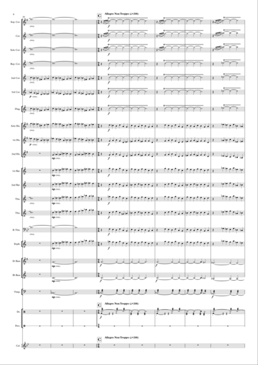 Firebird Suite Brass Ensemble scores gallery preview page 4
