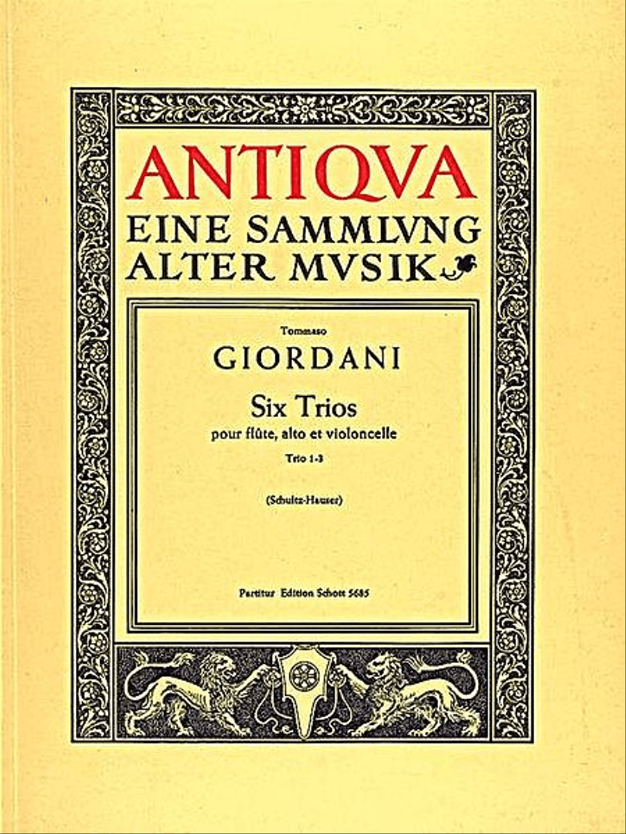 6 Trios Op. 12 - Volume 1 Score scores gallery preview page 1