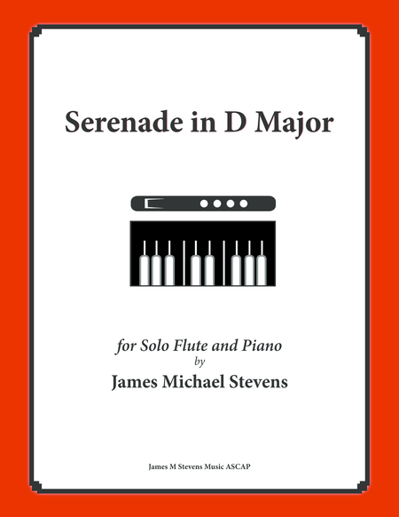 Serenade in D Major (Solo Flute & Piano) image number null