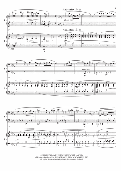 "La Fleur" from "Carmen", arr. for 2 pianos image number null
