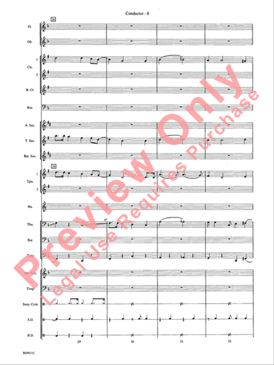 Let It Snow! Let It Snow! Let It Snow! Concert Band scores gallery preview page 11