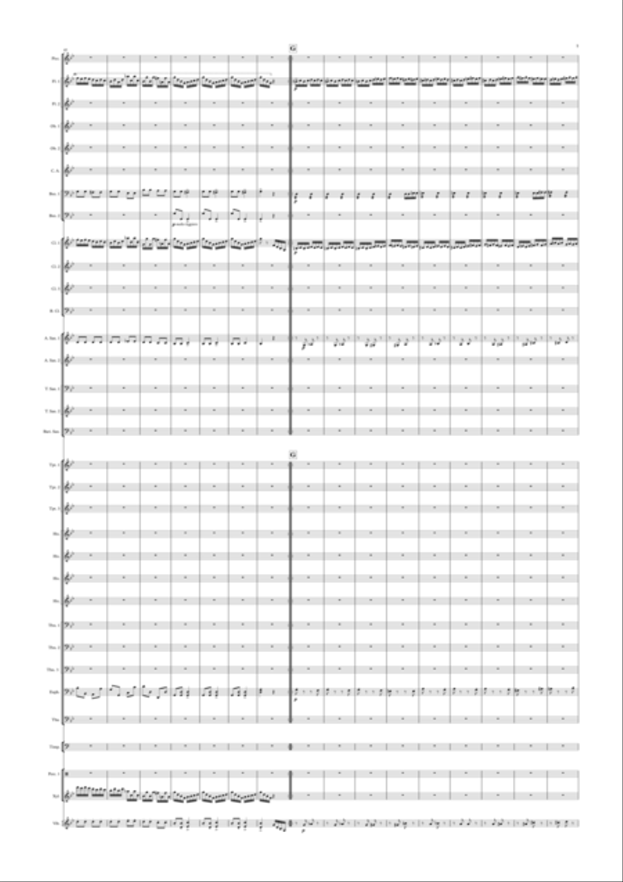 Brahms arr Timothy R Wheeler Rondo alla Zingeresa, Op.25 Small Ensemble scores gallery preview page 5