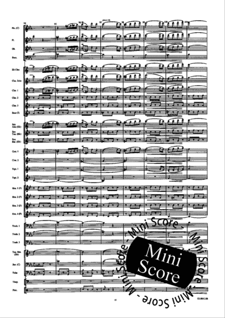 Die Fledermaus Concert Band scores gallery preview page 19