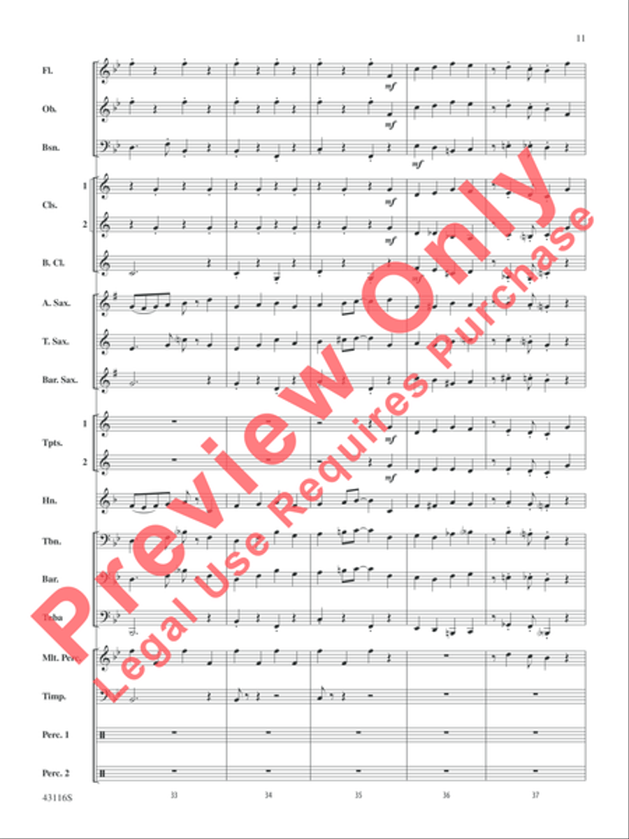 The Best of Leroy Anderson Concert Band scores gallery preview page 12