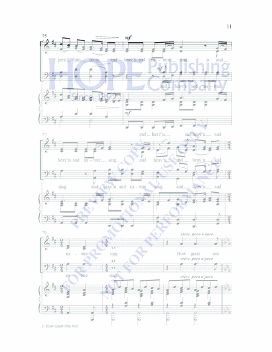 Joy Has Dawned Joy Has Dawned 4-Part scores gallery preview page 17
