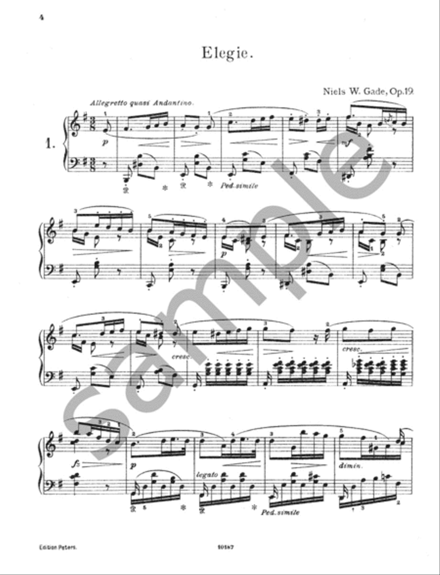 Ten Aquarelles, Op. 19 Ten Aquarelles, Op. 19 Piano Solo scores gallery preview page 4