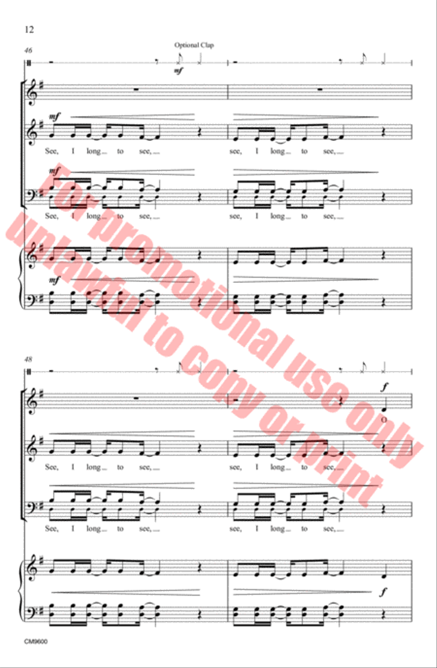 Shenandoah Choir scores gallery preview page 13